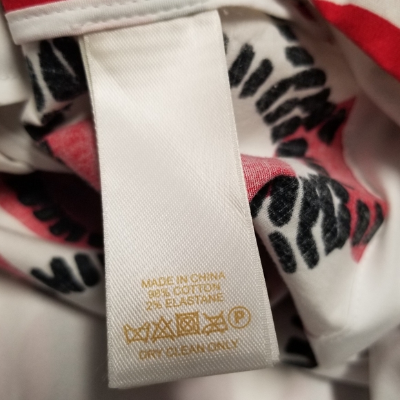 Kate Spade Red and White Patterned Dress - Picture 12 of 12